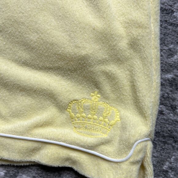 Juicy Couture x Forever 21 Yellow Terry Cloth Cropped Halter Top Short Set 0X - Picture 3 of 16